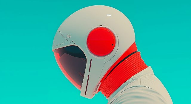 Futuristic Astronaut Portrait Futuristic Astronaut Portrait