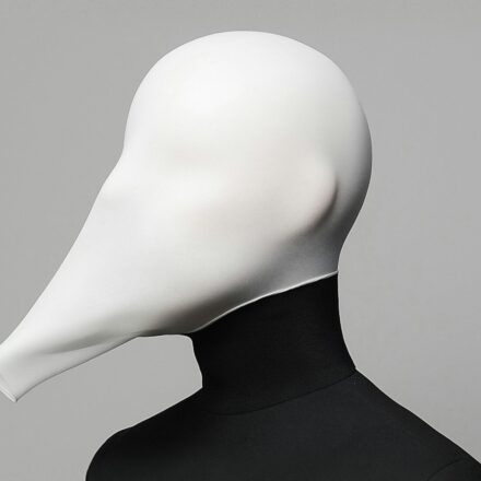 Futuristic Masked Figure